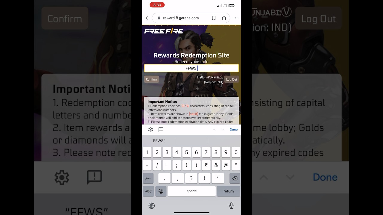 Redeem code for 9 July🤩