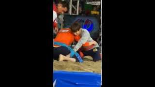 141012 블락비 재효 @blockbhyo 출발드림팀2 씨름 6강예선 1차전