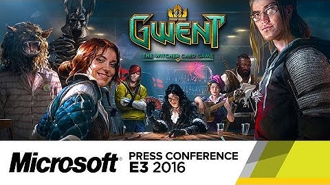 Gwent: The Witcher Card Game - Official E3 2016 Announcement Trailer