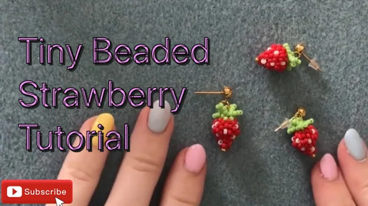 Tiny Beaded Strawberry Tutorial