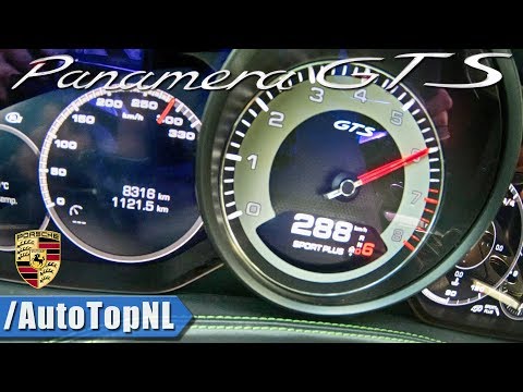 2019 Porsche Panamera GTS 0-288km/h ACCELERATION & TOP SPEED by AutoTopNL