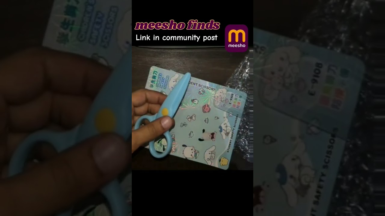 kids playing or learning scissor on meesho finds 