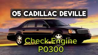 Cadillac Deville misfire repair (p0300) #checkengine