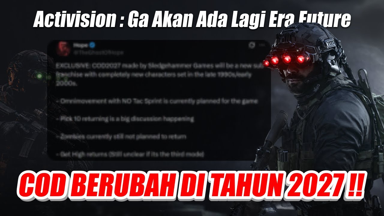 Kelikan Cod Bocoran ini akan
