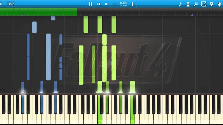 Fallout 4 - Main Theme (Synthesia) (Piano Arrangement