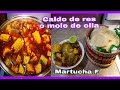 Caldo de res rojo o mole de olla  25/noviembre/2018