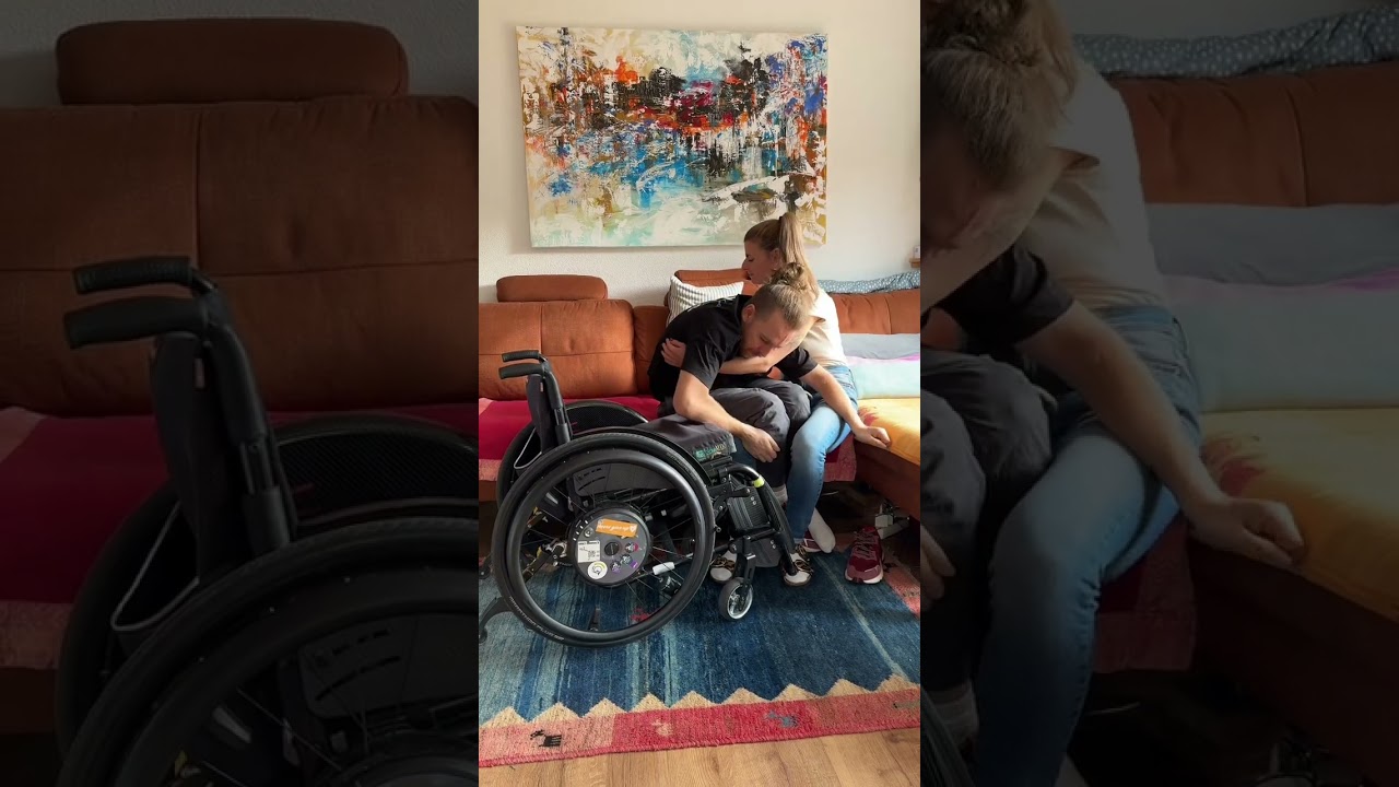 Wie schafft er das als Tetraplegiker?! Max zeigt’s mit seiner Partnerin!