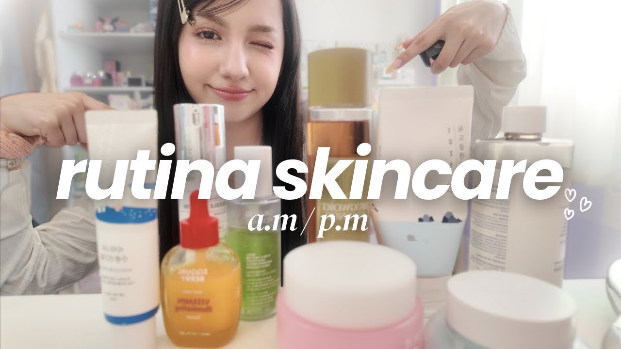 Rutina de Skincare Coreano básica de día y noche para mi piel mixta 🌿