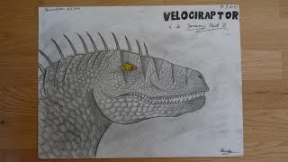 :Daivhy Velociraptor Bleistiftzeichnung 2.0 (Kopf)