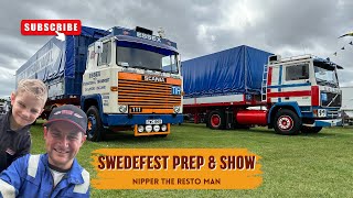 SWEDEFEST Prep For OLD & NEW Trucks  The ONLY Scania & Volvo Show In The UK!