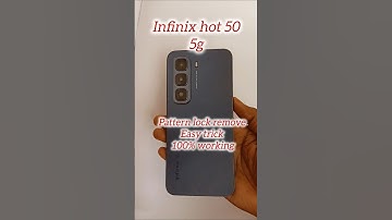 Infinix hot 50 5G hard reset//infinix hot 50 5G pattern unlock
