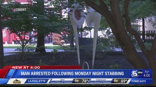 Man arrested after Monday night stabbing in Knoxville’s Krutch Park