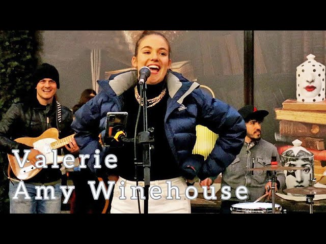 MY CRAZIEST PERFORMANCE EVER BEFORE POLICE STOPPED IT | Valerie - Amy Winehouse | Allie Sherlock class=