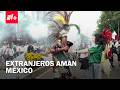 Así celebran miles de aficionados extranjeros en CDMX