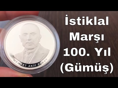 İstiklal Marşının Kabulünün 100. Yılı Gümüş Hatıra Para