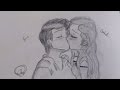 How To Draw Anime People Kissing!
