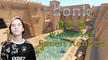 donk (23-5) w/magnojezzz  VOICE COMMS (anubis) | FACEIT Ranked NA | July 13, 2024