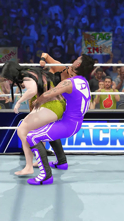 Dominik Mysterio vs Indian Female Wrestler WWE Smackdown Highlights