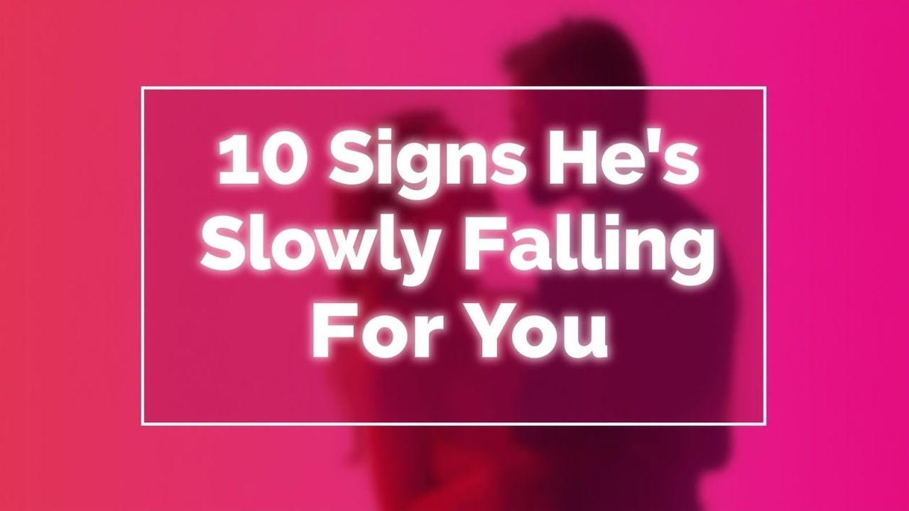 10 Signs He's Falling For You (But Hiding it) #fallingforyou #lovetips