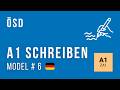 ÖSD Schreiben A1 2026 | Mock Exam 6 + Answers