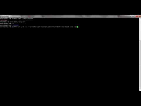 Docker modify a container syscall permissions