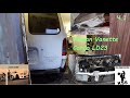 Nissan VANETTE Cargo LD23 Замена тормозных патрубков и охлаждения  Прокачка  Фара