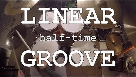 Fast Linear Half-time Groove - Drum Lesson