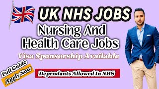 UK NHS Visa Sponsorship Jobs| Health Care Worker & Nursing Jobs|Certificate Of Sponsorship Available