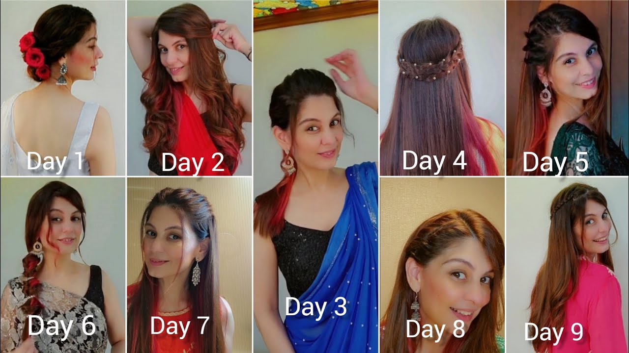 Garba Hairstyles | Navratri Hairstyles | Navratri Inspiration | Hair styles,  Night hairstyles, Hair style vedio
