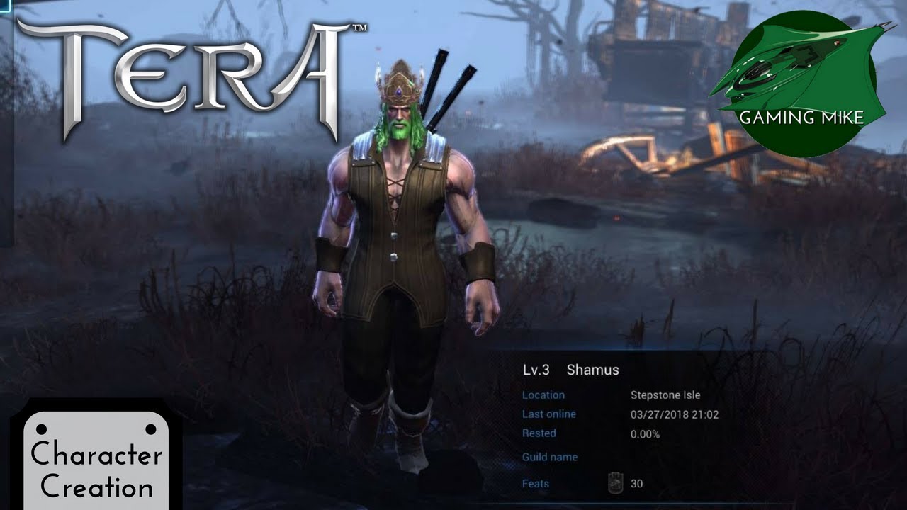 TERA Character Creation - All Starting Options Available ...