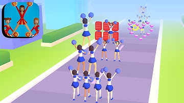 Cheerleader Run 3D - All Levels Gameplay Android,ios (Part 2)