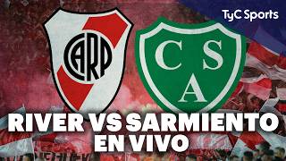 EN VIVO 🔴 RIVER vs SARMIENTO | Torneo Apertura - Fecha 11⚽ VIVILO en STREAM TyC Sports