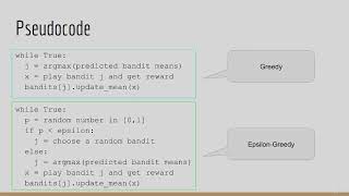 2.3  Epsilon Greedy Theory