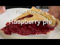 Plantbased Raspberry pie #shorts @PIE_MART