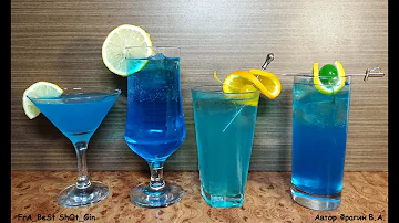 Четыре рецепта коктейля Голубая Лагуна На любой вкус! (Blue Lagoon Cocktail Recipe)