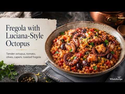 Fregola avec Luciana-Style Poulpe