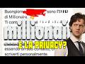 Il nuovo Millionaire che ti scrive in chat: ma la privacy?