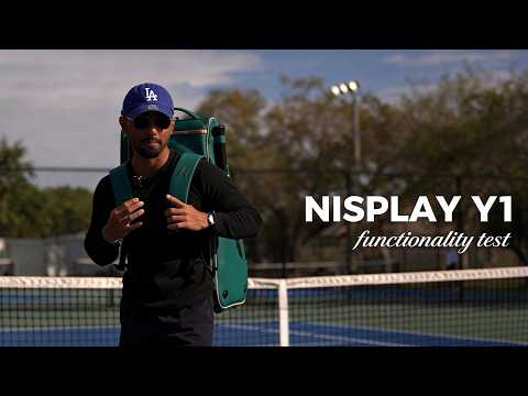 Is This the Best Portable Tennis Ball Machine? | Nisplay Y1 Tested