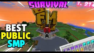 The new best SURVIVAL SMP in Minecraft | Java + PE | 24/7 Online | Free To Join