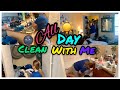 *NEW* CLEAN WITH ME ALL DAY!|#DIRTY APARTMENT|CLEANING MOTIVATION|SAHM|CLEANING VIDEOS!!!