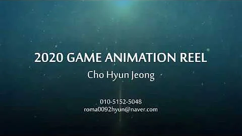 2020 Game Animation Portfolio Cho HyunJeong