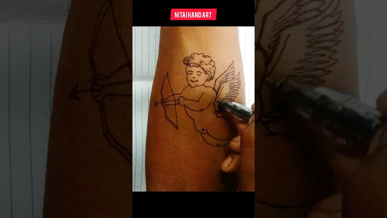 Baby angel tattoo ✨✨ 