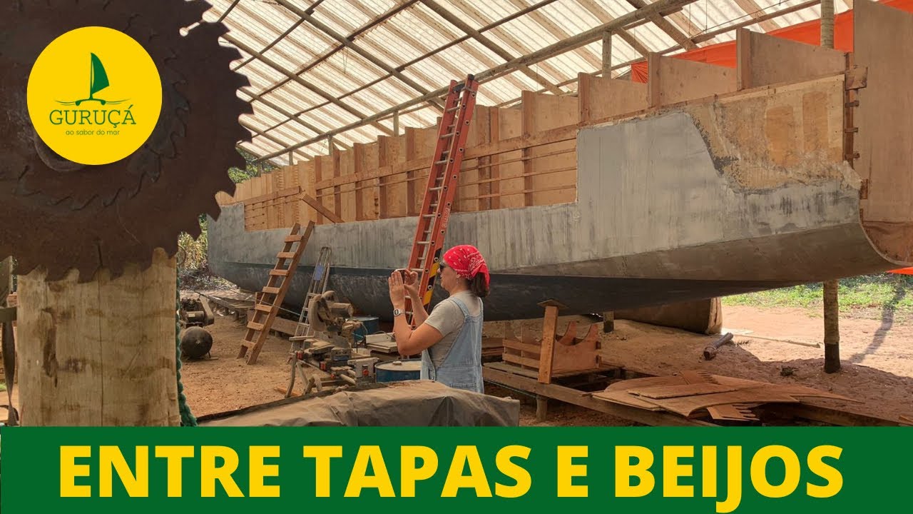 ⁣187| CONSTRUÇÃO DE VELEIRO CATAMARÃ: ENTRE TAPAS E BEIJOS