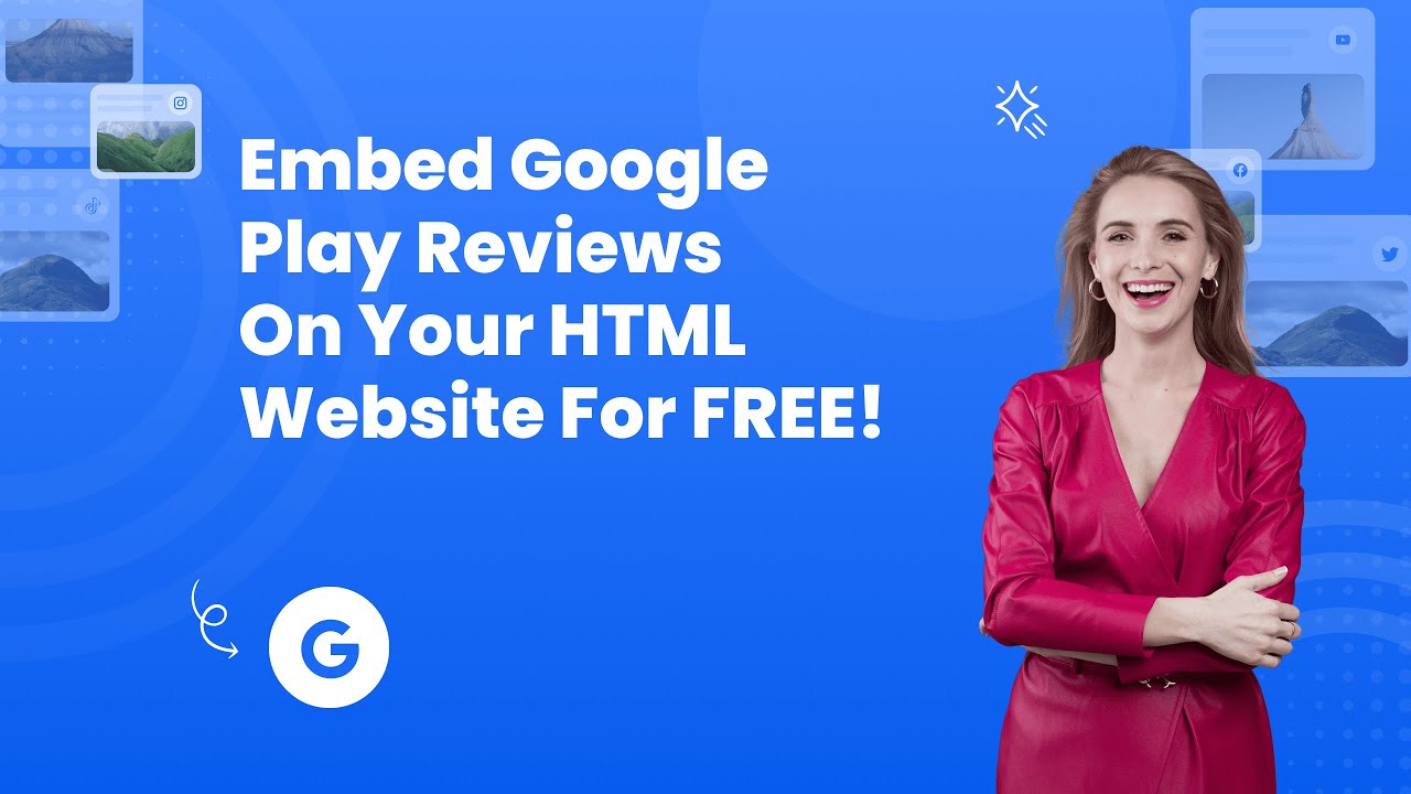 How to embed Google Play Reviews on HTML? 