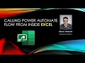 Can we call a Power Automate FLOW, directly from Excel?