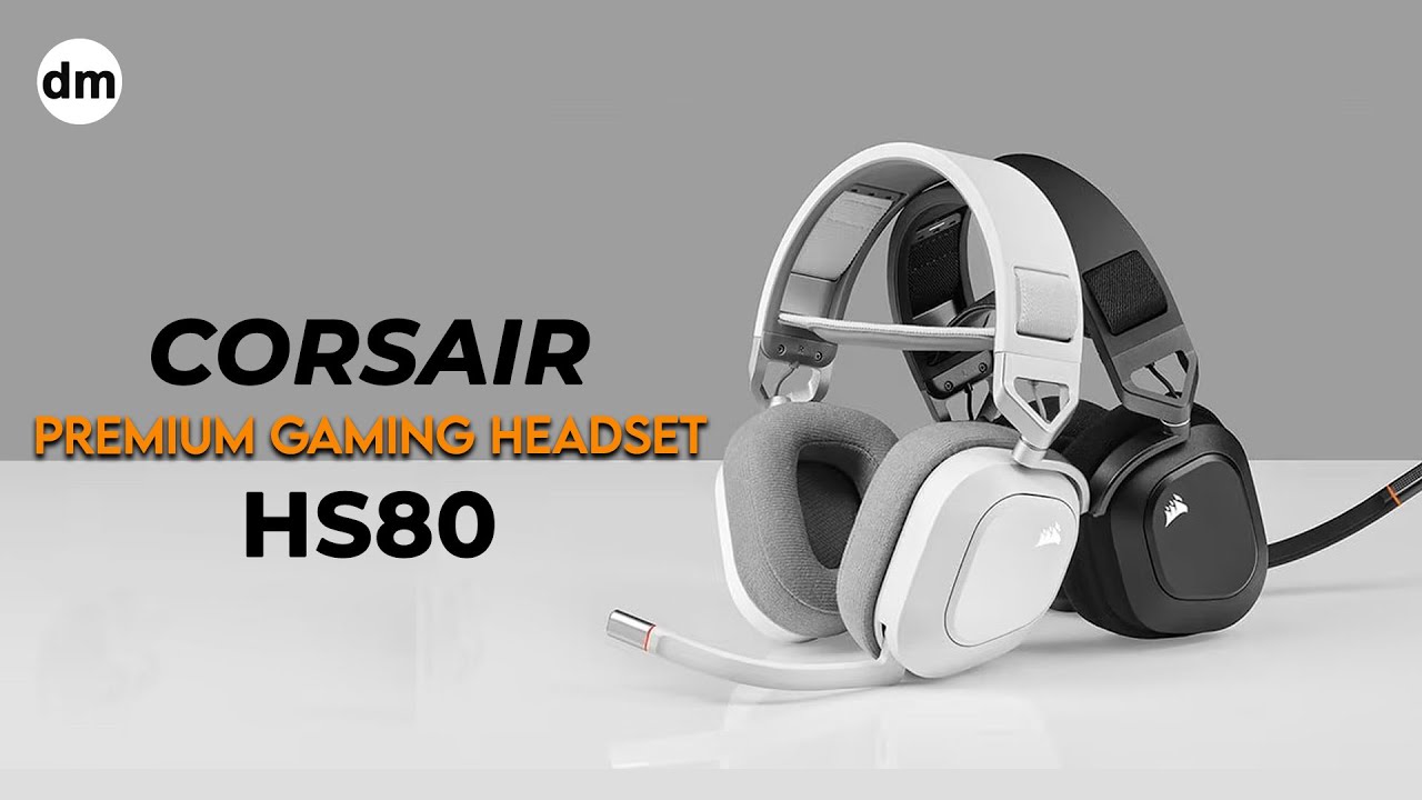 CORSAIR HS80 RGB | USB Wired Gaming Headset | Carbon Edition