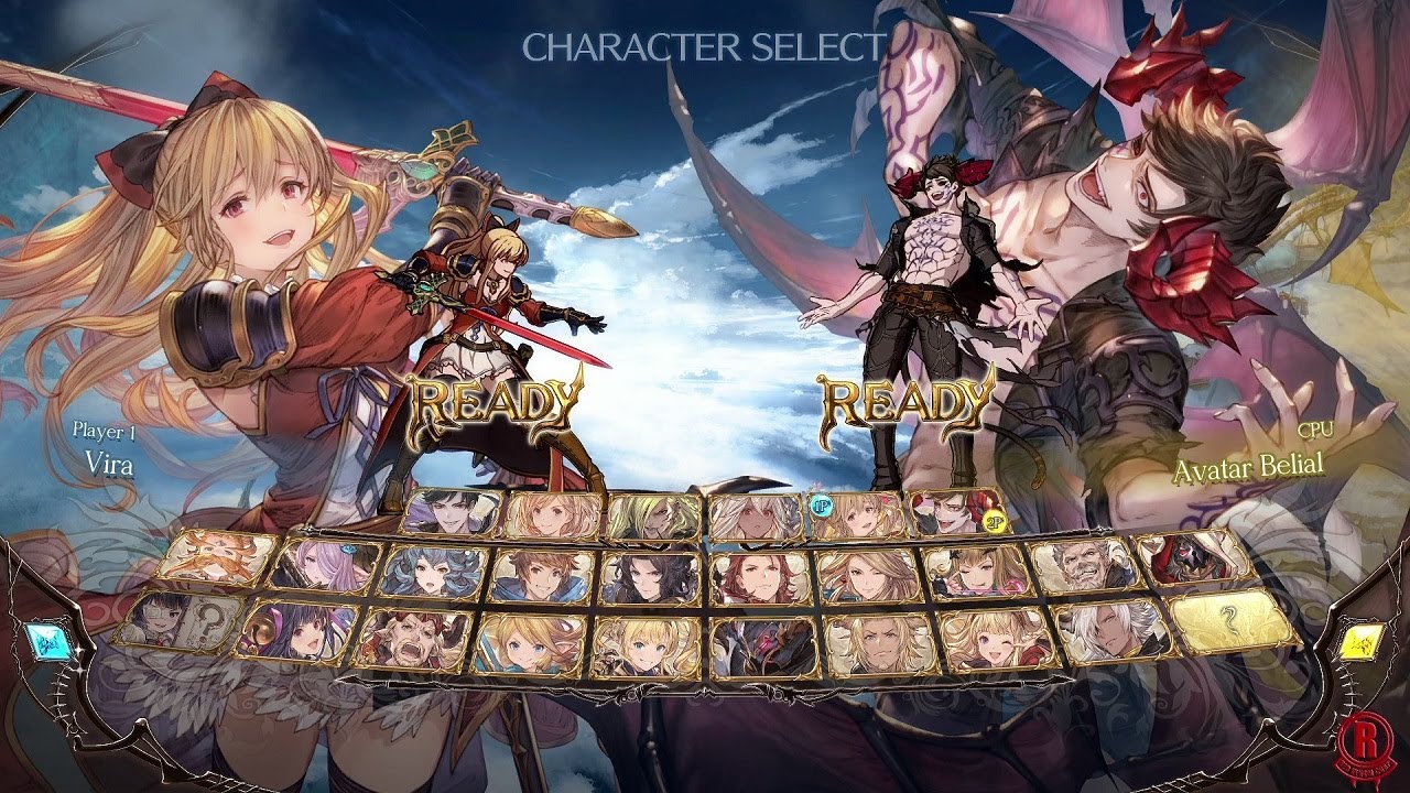 Granblue Fantasy Versus - All Characters & Colors + Stages & DLC