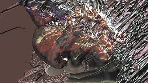 Recursive displace + Particle systems in Touchdesigner | 001