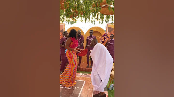 The Ghanaian🇬🇭 bride and groom you will watch over and over again😍 #viral #shorts #ghanaweddings
