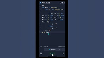 Create a Spectacular Letter O using Star Pattern in Python! #python #shorts #viral #trending #easy